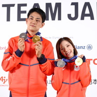 木原龍一と三浦璃来(写真：西村尚己/アフロスポーツ)