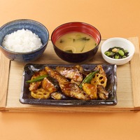 長崎県産鯵と野菜の黒酢あん膳