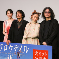 （左から）伊藤歩、三上博史、Chara、岩井俊二監督【撮影：平木昌宏】