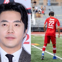 父譲りの“180cm超”高身長…俳優クォン・サンウの息子、サッカー場での姿に注目「モデルみたい」