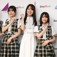 （左から）櫻坂46・的野美青、乃木坂46・賀喜遥香、櫻坂46・森田ひかる【撮影：平木昌宏】