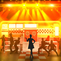 ライブのセットイメージ