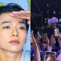“客席ダイブ”も誰も支えず転落…韓国アイドル、学園祭での危険行為に賛否「手が塞がってるのに…」