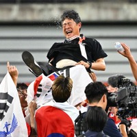 日本撃破で金メダル「目的果たした」…U-23韓国指揮官、批判乗り越え掴んだ頂点「選手に申し訳なく、感謝している」【アジア大会】