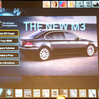 番組に登場した製品の広告にもシームレスに移動できる。番組で活躍する車の広告に移動したところ