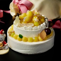 シャングリ・ラ ベア サンタクロース メロンショートケーキ