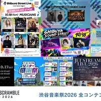 第21回渋谷音楽祭2026の全コンテンツを紹介するビジュアル
