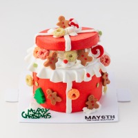 〈MAY6TH〉 Christmas Surprise Box (クリスマスサプライズボックス) 7,344円 約径10.5cm、高さ13cm【限定数50】酒不使用　©2026 glimmer globe Harada Atsuko