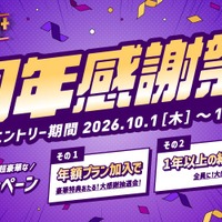 DOWNTOWN+の1周年感謝祭キャンペーン