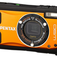 PENTAX Optio W90のシャイニーオレンジ