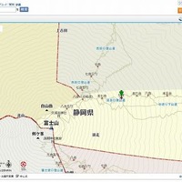 富士山（静岡県駿東郡小山町須走）の地図には山小屋も掲載