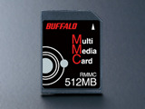 バッファロー、最高データ転送速度が52Mバイト/秒の512MバイトMMCplus「RMMC-512M」 画像