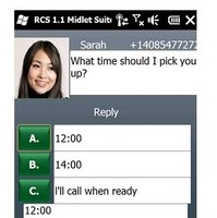 GSMAサイトに掲載されているRCS（Rich Communication Suite）のイメージ