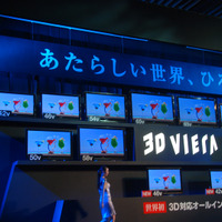 記者会見では3D VIERAのRTシリーズを発表
