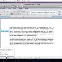 「Office for Mac 2011」のUIイメージ