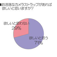 お洒落なカメラストラップがあれば欲しいと思いますか？