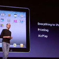 米アップル、iPad/iPhone/iPod touchからの無線プリントに対応する「AirPrint」ベータ版を発表 画像