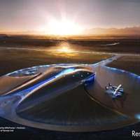 ヴァージンギャラクティック アメリカ宇宙空港完成予想図