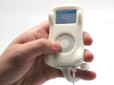 フォーカルポイント、iPod nano用ネコ型ケース　しっぽにケーブルを巻き付けて収納可能 画像