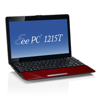 12.1型ノート「Eee PC 1215T」（レッド）