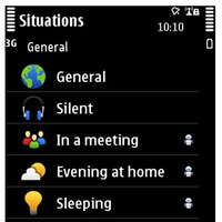 「Nokia Situations」の操作画面
