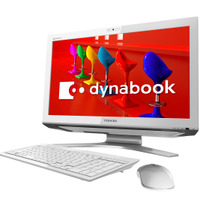 液晶一体型の「dynabook Qosmio D710/T5B」（リュクスホワイト）