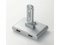 エレコム、USBポート付き携帯プレーヤーなどが接続しやすいUSB2.0ハブ2種類を発売 画像