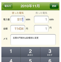 デジタルアドバンテージ enervo for iPhoneの画面イメージ