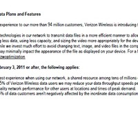 Verizonのサイトに掲載されたPDF文書