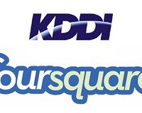 KDDI、位置情報サービスの「foursquare」と協業……ISシリーズにアプリショートカット搭載 画像