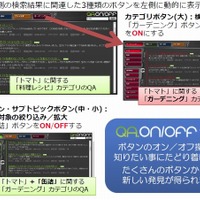 「QA.ON/OFF（キューエー．オンオフ）」の画面