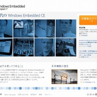 「Windows Embedded Compact 7」紹介サイト。評価版ダウンロードも可能