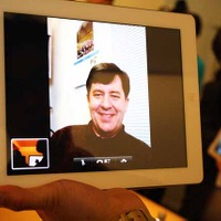 「FaceTime」の表示画面