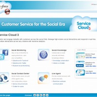 「Service Cloud 3」紹介サイト（画像）