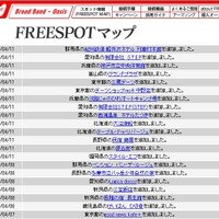 FREESPOT追加情報