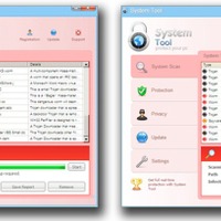 図1：「MS Removal Tool」（左）と「System Tool」のメイン画面 