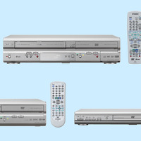 左から、VHSビデオ一体型DVDプレーヤー「DJ-V260」、VHSビデオ一体型DVDレコーダー「DVR-S320」、DVDプレーヤー「DJ-P260」