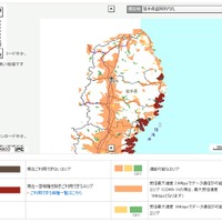 岩手県の復旧サービスエリアマップ（4月30日12時現在）