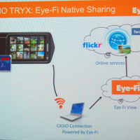 デジカメ写真をiPhoneに直接転送、Eye-Fi新製品＆値下げ発表 カシオTR100（TRYX）