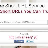 マカフィー、短縮URLサービス「mcaf.ee」の機能を強化 画像