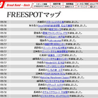 FREESPOT追加情報