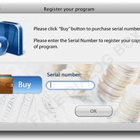 図4：シリアルナンバーの購入を促す画面 