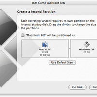 　アップルコンピュータは、IntelのCPUを搭載したMacでWindows XPを動作させる「Boot Camp」（ブートキャンプ）のパブリックβを公開した。次期OSのMac OS X 10.5にて、搭載される予定の機能の1つだ。