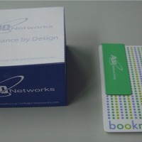 メモ帳・マグネットブックマーク（A10ネットワークス）。ブックマークだけでなく、メモマグネットとしても使える