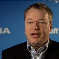 ノキア 社長兼CEO Stephen Elop氏（写真はマイクロソフトとの提携発表時）