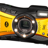 ペンタックス、GPS搭載タフデジカメ新色「シャイニーオレンジ」を追加 画像