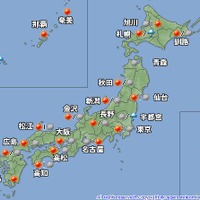 9日の天気（気象庁）