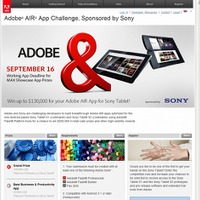 アドビとソニー、“Sony Tablet”アプリコンテスト「Adobe AIR App Challenge」発表 画像