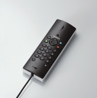エレコム、薄型軽量で多彩な機能を備えたUSB Skypeハンドセット「MS-PH99UBK」を発売 画像