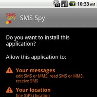 マカフィー、Androidアプリ「SMS Spy」をスパイウェアに認定 画像